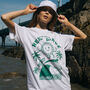 Heat Wave Women's Slogan T Shirt With Sun Graphic, thumbnail 1 of 4