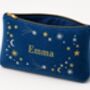 Personalised Embroidered Mothers Day Velvet Make Up Bag Accessories Pouch Gift, thumbnail 12 of 12
