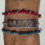 Mummy Bracelet With Pink Or Blue Bracelet, thumbnail 2 of 4