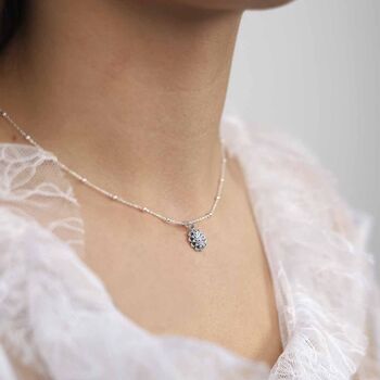 Sterling Silver Petals Necklace, 5 of 6