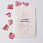 'It's Your Day' Letterpress Birthday Card, thumbnail 1 of 2