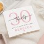 30th Birthday Card With Name, thumbnail 1 of 7
