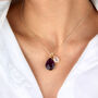 Mother And Child Semi Precious Birthstone Necklace, thumbnail 1 of 10