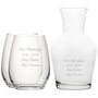 Personalised Engraved Stemless Wine Carafe Set, thumbnail 1 of 3