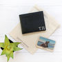 Personalised Rfid Leather Initial Wallet With Dust Bag, thumbnail 1 of 5