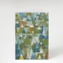 Geometric Tree Pattern Greeting Card Father's Day, thumbnail 2 of 3