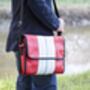 Recycled Fire Hose Messenger Bag, thumbnail 3 of 6