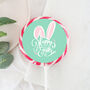 White And Pink Bunny Ears Lollipop, thumbnail 1 of 3
