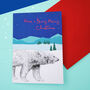 Christmas Polar Bear Card, thumbnail 1 of 2