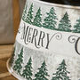 Merry Christmas Metal Tree Skirt, thumbnail 2 of 4