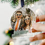 First Christmas Married Photo Ornament Acrylic 2025, thumbnail 1 of 8
