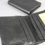 'Lander' Men's Leather Bi Fold Wallet In Black, thumbnail 12 of 12