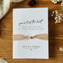Personalised Tied The Knot Wedding Day Card For The Newly Weds, thumbnail 2 of 4