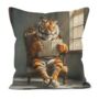 Tiger Tales Hand Made Poly Linen Cushions, thumbnail 6 of 7