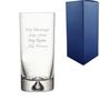 Personalised Dimple Base Highball Glass In Box, thumbnail 1 of 5