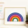 Rainbow Children's Print Personalised Option, thumbnail 1 of 2