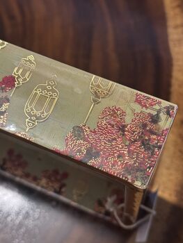 Luxury Wood Lacquer Coated Serving Tray, Indian Printed Serveware, 11 of 11