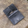 Woodland Collection Black Leather Card Holder – Slim Rfid Wallet, thumbnail 4 of 6