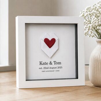 Personalised 1st Anniversary Origami Paper Gift, 2 of 5