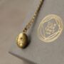 Tiny Thistle Oval Personalised Locket Necklace, thumbnail 10 of 10