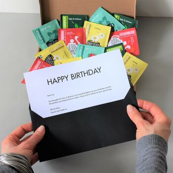 Novelty 60th Birthday Letterbox Friendly Tea Gift, 3 of 5