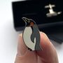 Emperor Penguin Cufflinks, thumbnail 4 of 6