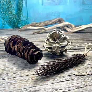 Vintage Pinecone Decorations Ltew002, 5 of 8