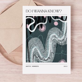 Artic Monkeys Do Yo Wanna Know Song Inspired Art Print, 2 of 3