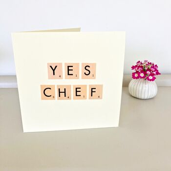 Yes Chef! Handmade Card, 2 of 2