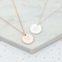 Sterling Silver Illustrated Disc Personalised Necklace, thumbnail 1 of 10