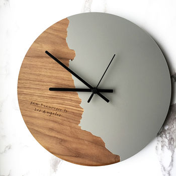Coastline Wooden And Acrylic Clock, 9 of 9