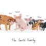 Personalised Pig Family Print, thumbnail 2 of 2
