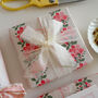 Bows And Ribbon – Floral Pink Gift Wrap | 500 X 700 Mm, thumbnail 4 of 4