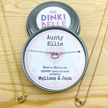 Personalised Family Knot Necklace, 2 of 5