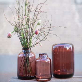 Vase Mazurka Burgundy Colour By Dut Z, 3 of 4