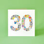 Mens Hobbies 30th Birthday Card, thumbnail 1 of 4