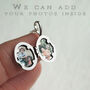 Sterling Silver Oval Daisy Locket, thumbnail 3 of 8