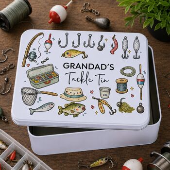 Personalised Tackle Fishing Bate Tin, 2 of 2