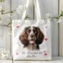 Personalised Tote Bag. Dog With Love Hearts. Multiple Breeds And Colour Options, thumbnail 11 of 12