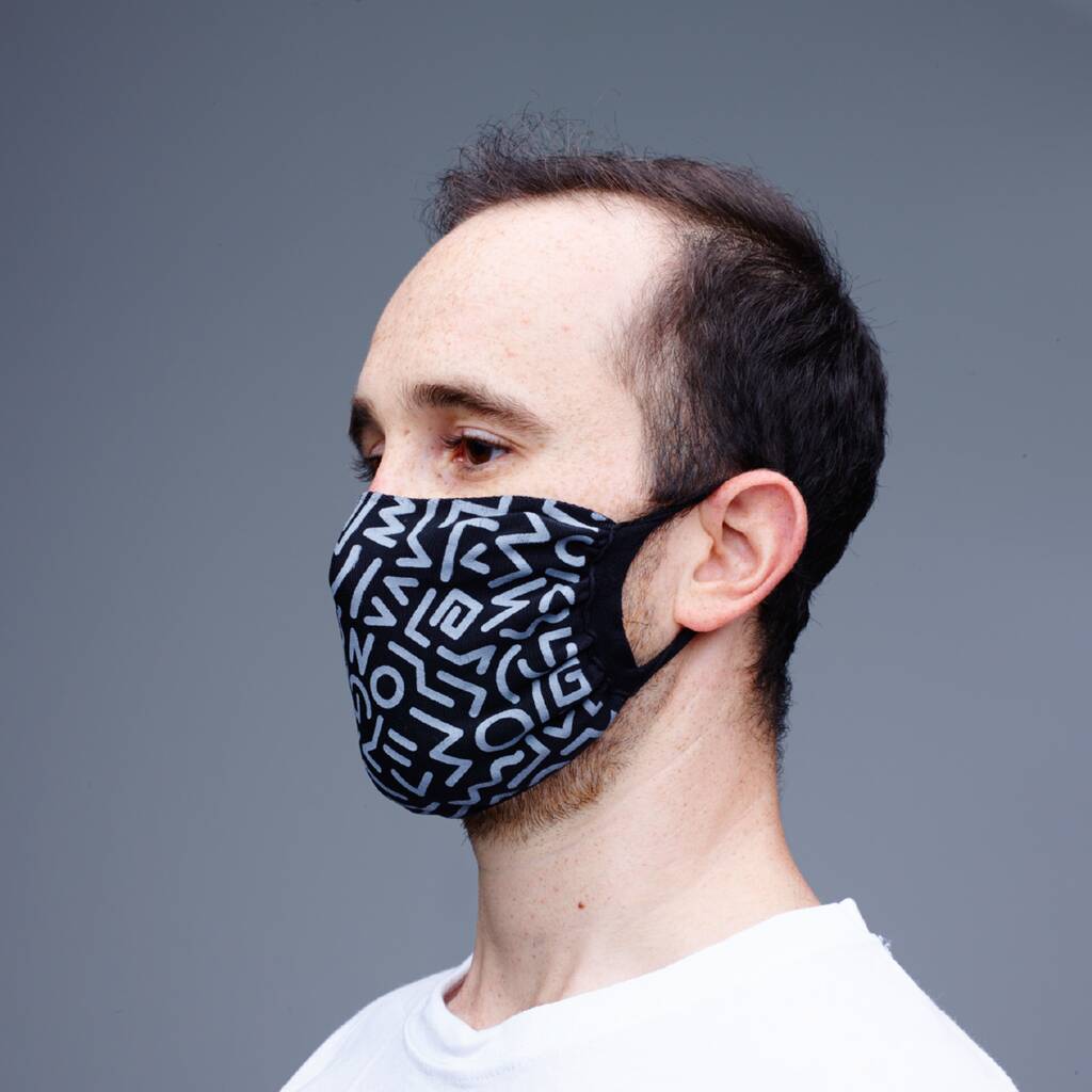 New York Abstract Pattern Face Mask Set By The Cool Face Mask