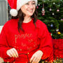 Prosecco Ho Ho Ho Christmas Sweatshirt Jumper, thumbnail 1 of 8