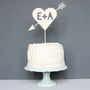 Personalised Cupids Initial Cake Topper, thumbnail 1 of 2