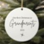 Personalised Our First Christmas Family Bauble, thumbnail 2 of 2