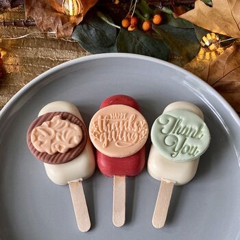 Personalised Thanksgiving Trio Of Cakesicles, 4 of 7