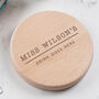 Personalised Wooden Drinks Coaster For Teachers, thumbnail 1 of 12
