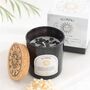 Scorpio Black Oudh Gemstone Zodiac Candle, thumbnail 1 of 4