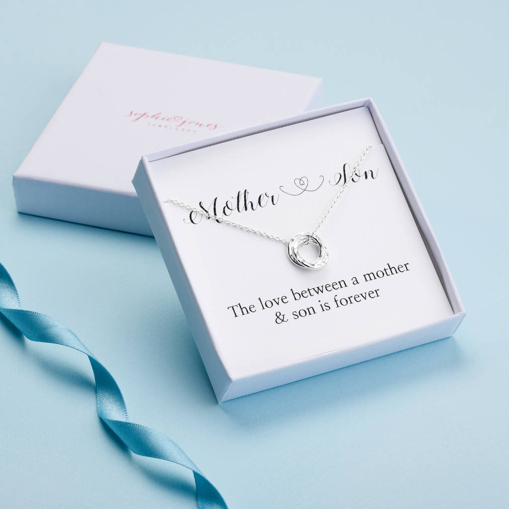 Silver Mother And Son Necklace By Sophie Jones Jewellery ...