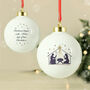 Personalised Nativity Bauble – Christmas Tree Decorations, thumbnail 3 of 4