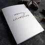 Merry Christmas Hand Foiled Luxury Card, thumbnail 3 of 3