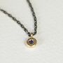 Little Sapphire Pendant Necklace, thumbnail 3 of 4